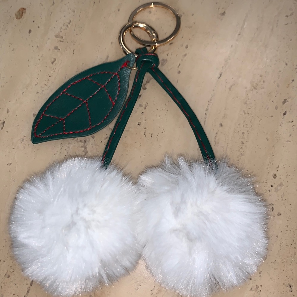 Cherry Keychain or Handbag Charm
